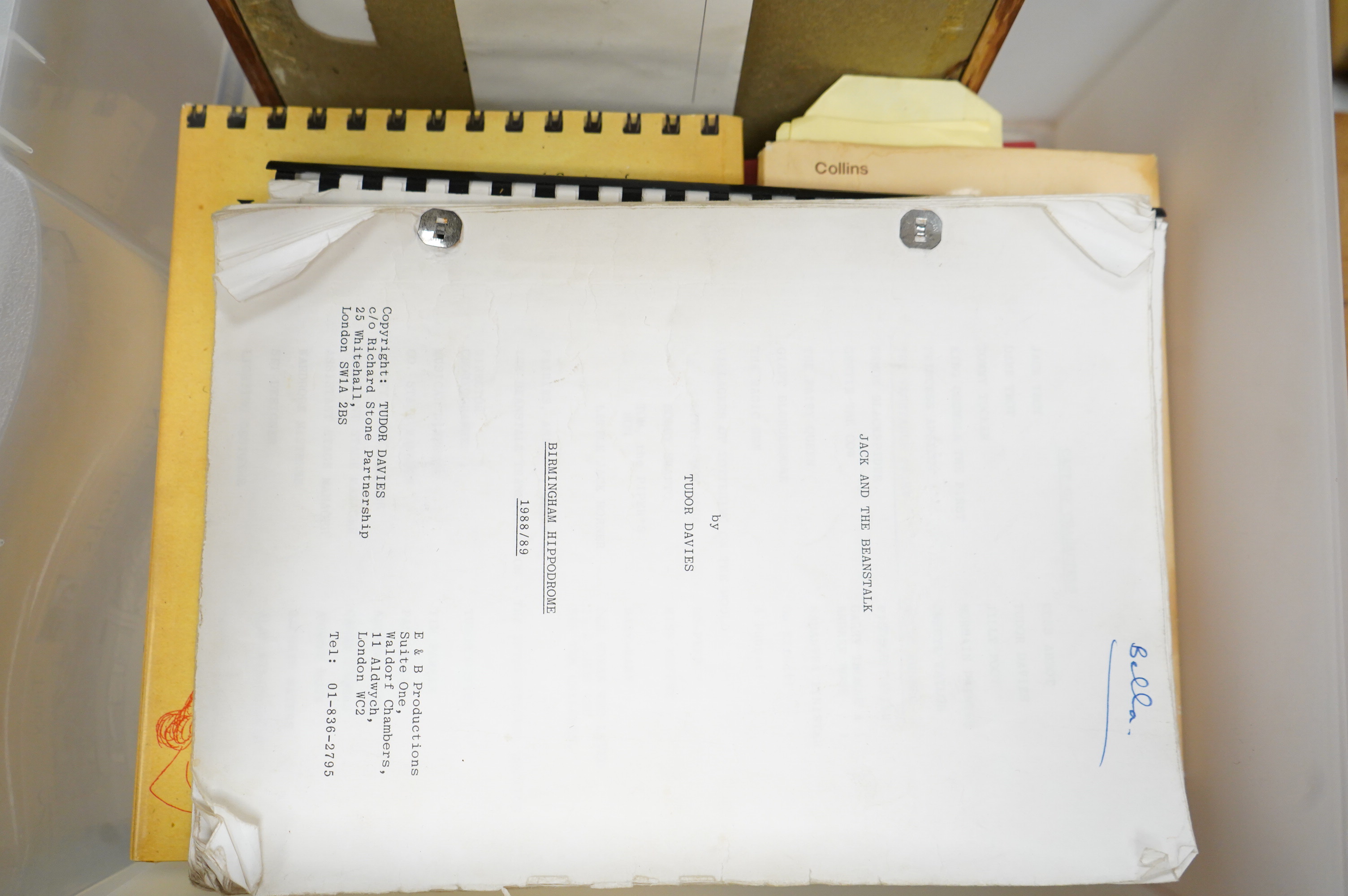 An archive of autographs and signed books relating to Bella Emberg, famed for her work on the Russ Abbot Show, and having originally come from her estate, comprising signatures of mainly television stars of the 1970s, 80